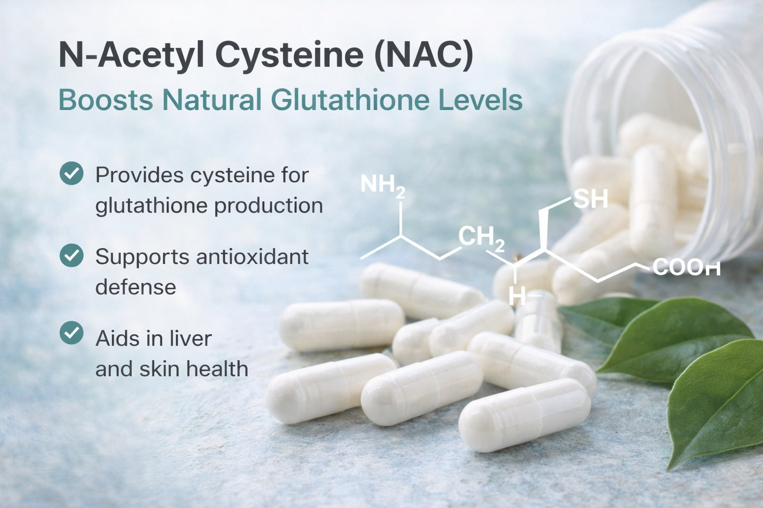 NAC (N-Acetyl Cysteine) — Body Ko Naya Glutathione Banane Mein Kaise Help Karta Hai (2026)