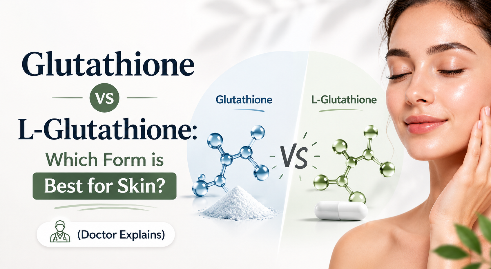 Glutathione vs L-Glutathione: Which Form is Best for Skin? (Doctor Explains)
