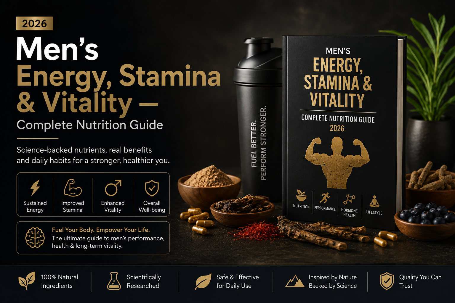 Men's Energy, Stamina &amp; Vitality