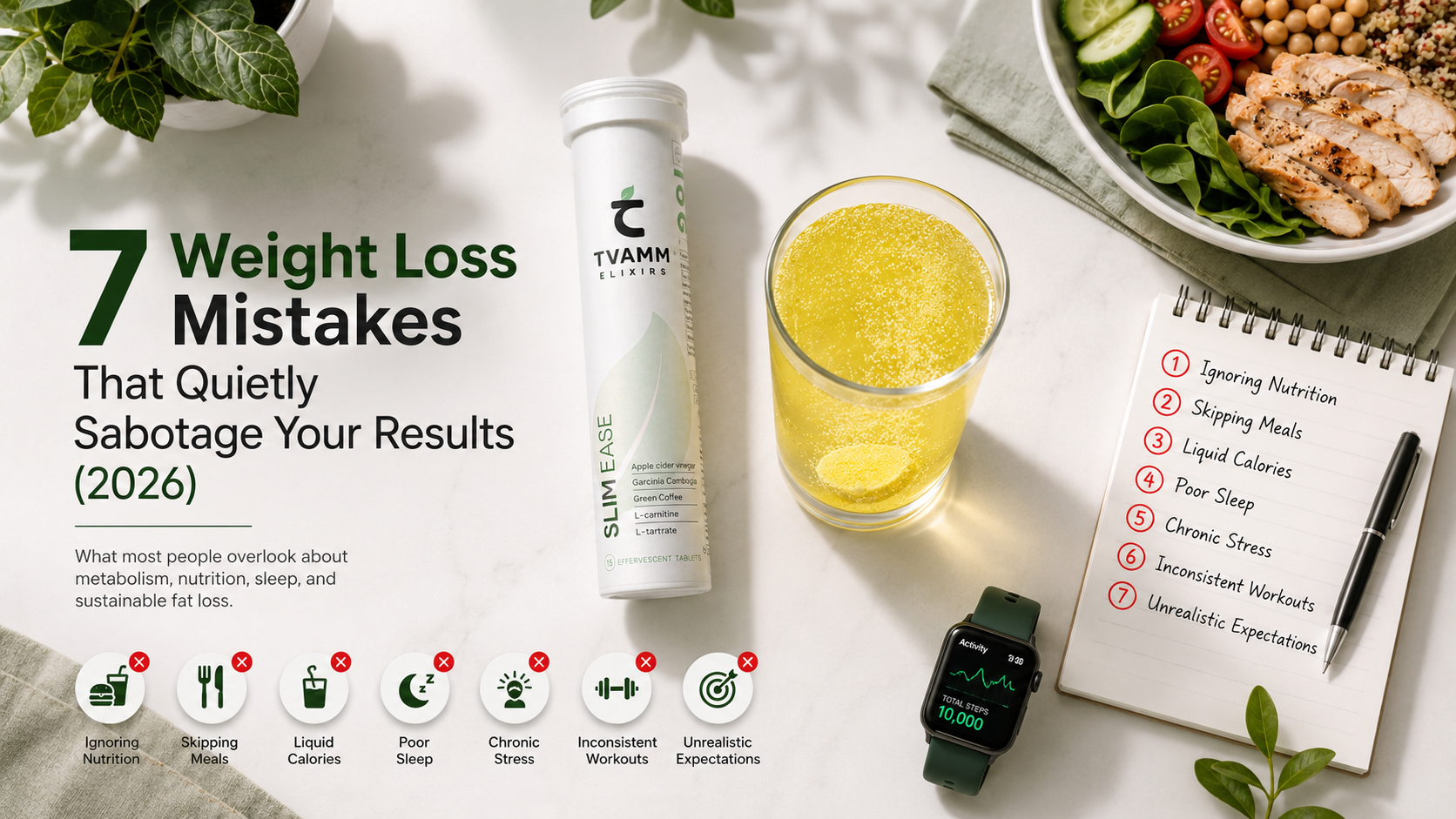 7 Weight Loss Mistakes That Quietly Sabotage Your Results (2026)