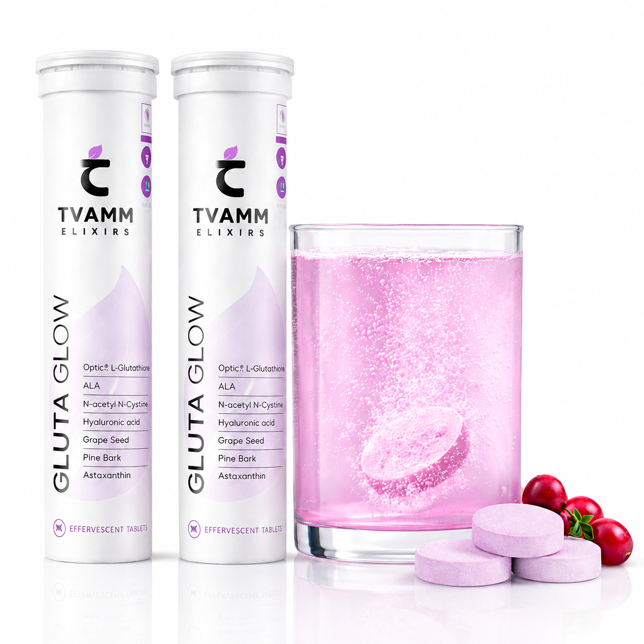 Gluta Glow: India's Only Effervescent Glutathione Tablet – Tvamm Elixirs