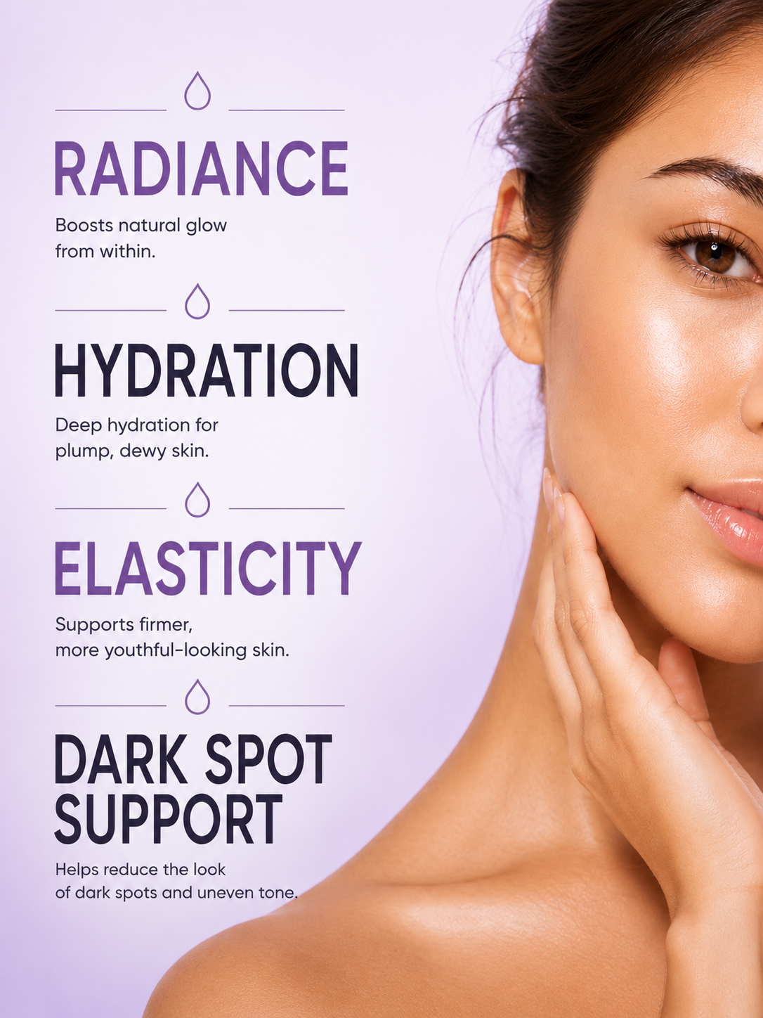 Gluta Glow FSSAI certified vegan non-GMO skin supplement by Tvamm Elixirs India
