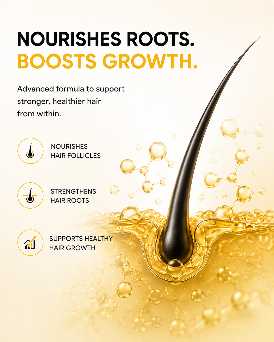 Hair Luxe supplement reduces hair fall and strengthens roots naturally
