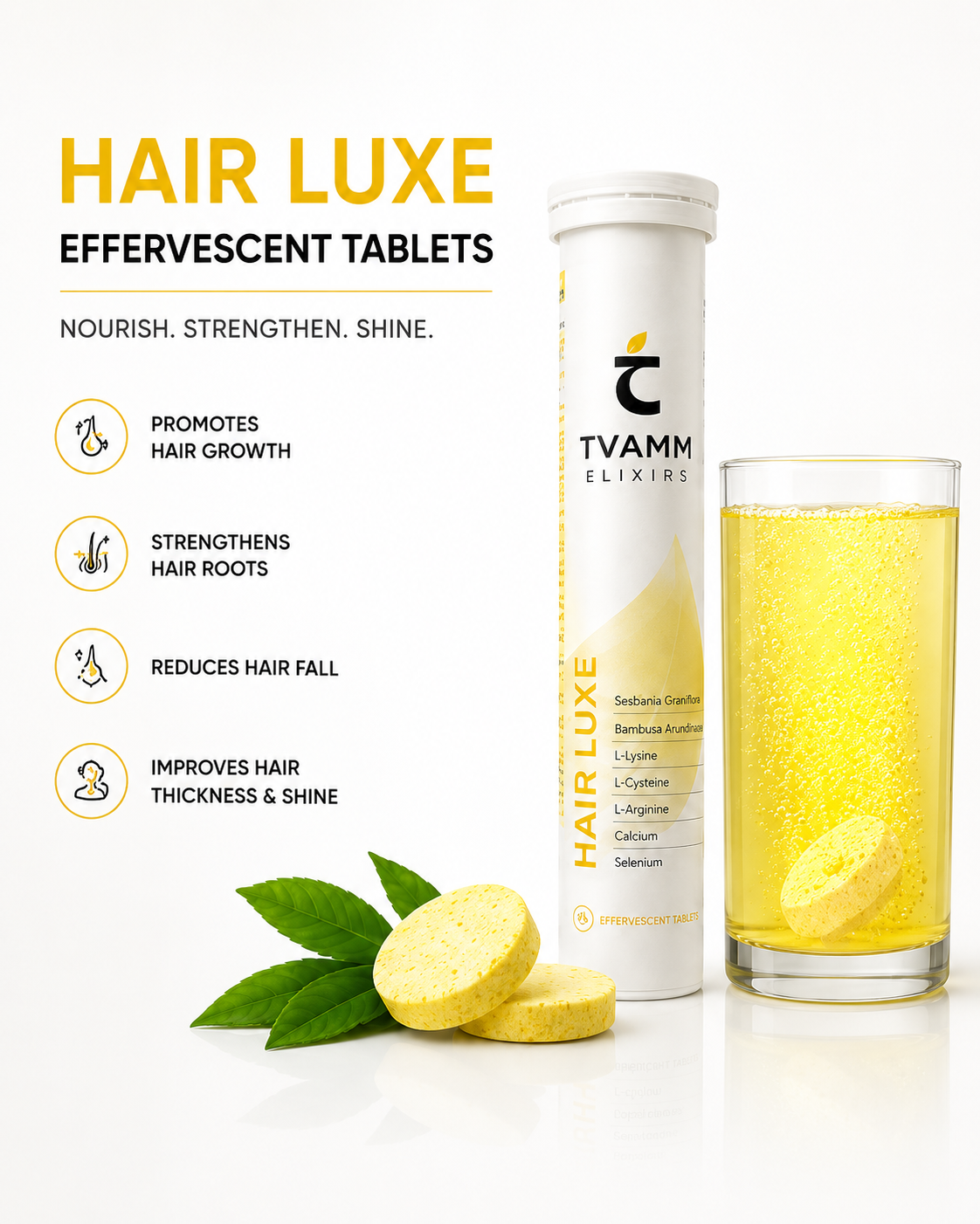 Hair Luxe how to use dissolve in water drink daily for stronger thicker hair