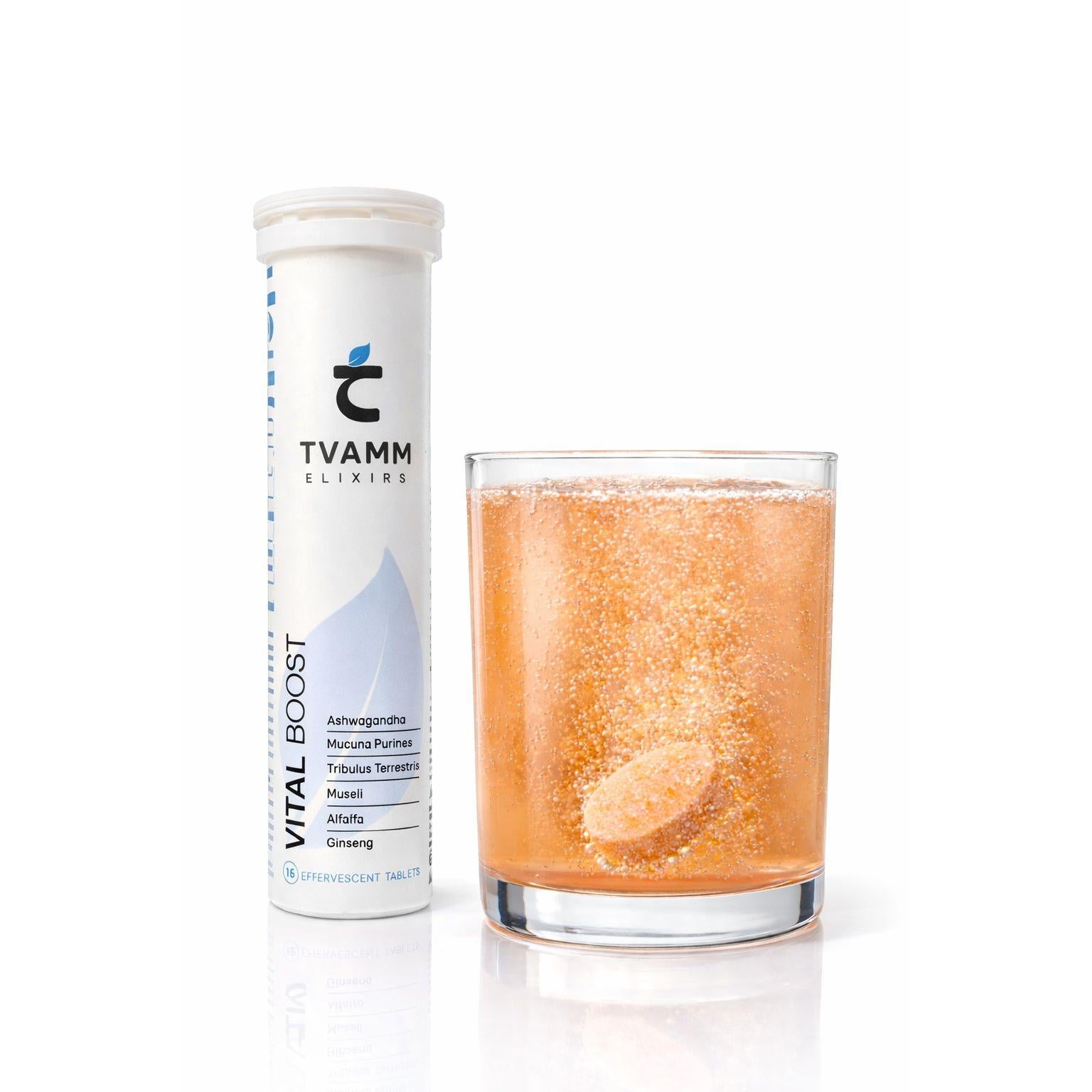 Vital Boost - Adaptogen Fusion with Ginseng, Ashwagandha, alfaalfa & Tribulus